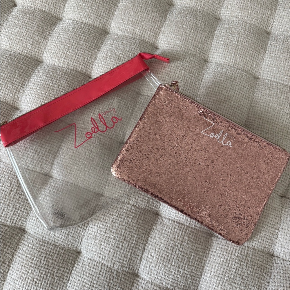 Zoella - Pink Cosmetic Bag Set